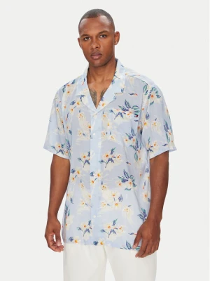 Tommy Hilfiger Koszula Bowling UM0UM03227 Błękitny Regular Fit Niebieski jasny