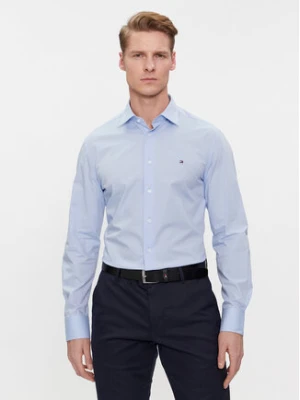 Tommy Hilfiger Koszula Cl Flex Poplin Rf Shirt MW0MW31219 Błękitny Regular Fit