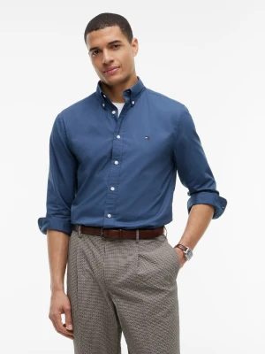 Tommy Hilfiger koszula codzienna Mężczyźni Bawełna (100%) niebieski