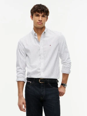 Tommy Hilfiger koszula codzienna Mężczyźni Regular Fit Bawełna (100%) biały