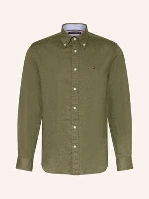 Tommy Hilfiger Koszula Comfort Fit Z Dodatkiem Lnu gruen
