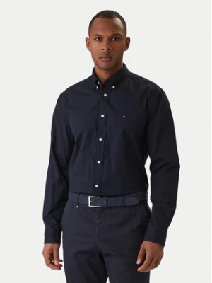 Tommy Hilfiger Koszula Core Flex MW0MW39988 Granatowy Regular Fit
