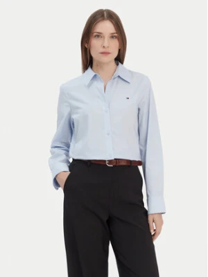 Tommy Hilfiger Koszula Ess WW0WW47169 Błękitny Regular Fit