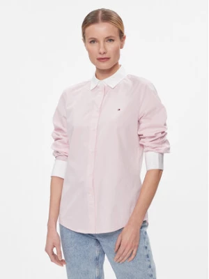 Tommy Hilfiger Koszula Fill A Fill Regular Shirt WW0WW40531 Różowy Regular Fit
