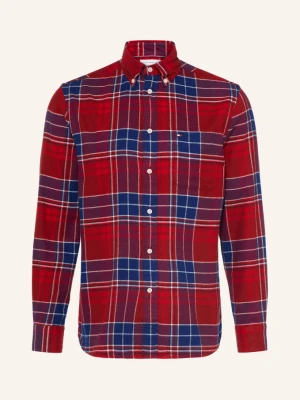Tommy Hilfiger Koszula Flanelowa O Kroju Regular Fit rot