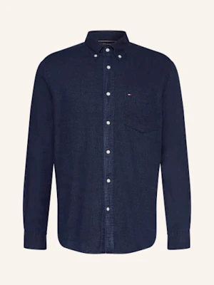 Tommy Hilfiger Koszula Flanelowa Regular Fit blau