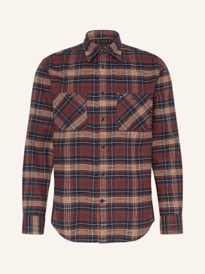 Tommy Hilfiger Koszula Flanelowa Regular Fit braun