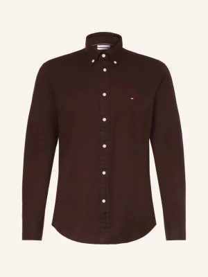 Tommy Hilfiger Koszula Flanelowa Regular Fit braun CIEMNOBRĄZOWY