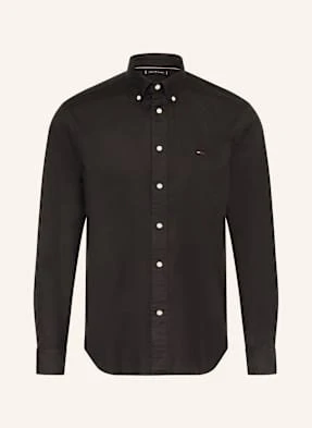 Tommy Hilfiger Koszula Flanelowa Regular Fit schwarz