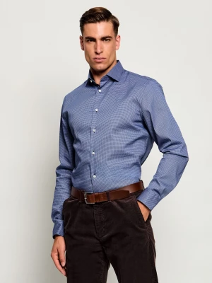 Tommy Hilfiger Koszula Flex Collar | Slim Fit granatowy