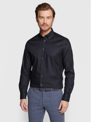 Tommy Hilfiger Koszula Flex MW0MW29969 Granatowy Regular Fit