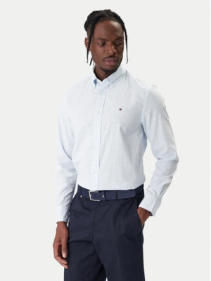 Tommy Hilfiger Koszula Gingham MW0MW41713 Błękitny Regular Fit