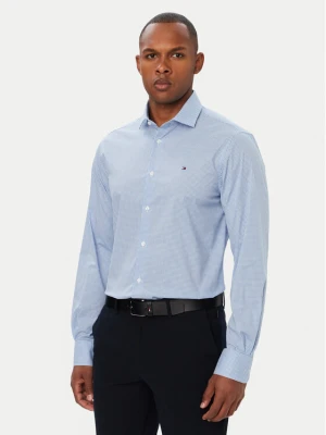 Tommy Hilfiger Koszula Gingham MW0MW42931 Niebieski jasny Regular Fit