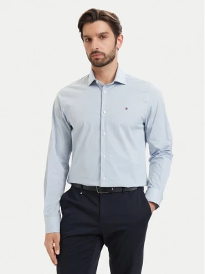 Tommy Hilfiger Koszula Gingham MW0MW42931 Niebieski jasny Regular Fit