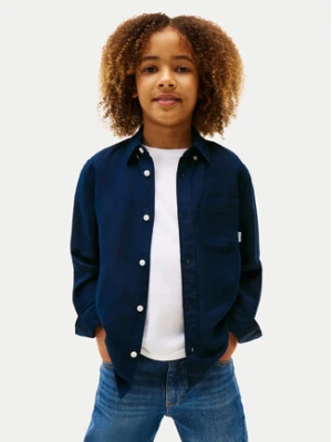 Tommy Hilfiger Koszula KB0KB09550 M Granatowy Relaxed Fit