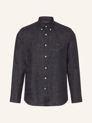Tommy Hilfiger Koszula Lniana Regular Fit schwarz