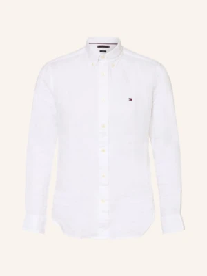 Tommy Hilfiger Koszula Lniana Regular Fit weiss