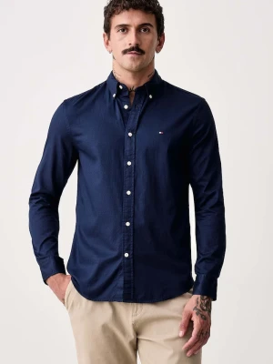 Tommy Hilfiger koszula męska bawełniana granatowy