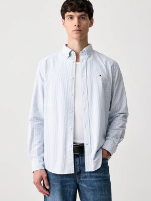 Tommy Hilfiger koszula męska bawełniana niebieski