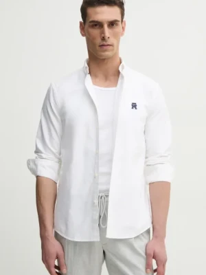 Tommy Hilfiger koszula męska kolor biały regular z kołnierzykiem button-down MW0MW39235