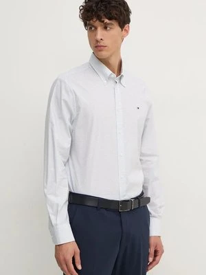 Tommy Hilfiger koszula męska kolor biały slim z kołnierzykiem button-down MW0MW36914