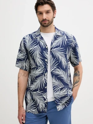 Tommy Hilfiger koszula męska kolor granatowy regular MW0MW39447