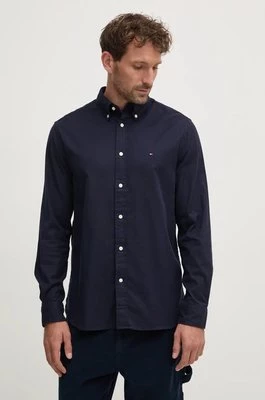 Tommy Hilfiger koszula męska kolor granatowy regular z kołnierzykiem button-down MW0MW36824