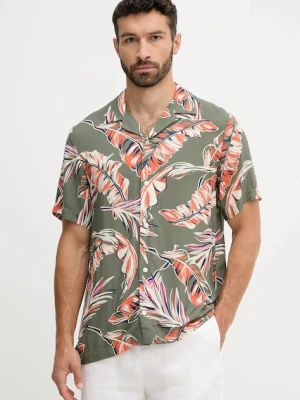 Tommy Hilfiger koszula męska kolor zielony regular MW0MW39449