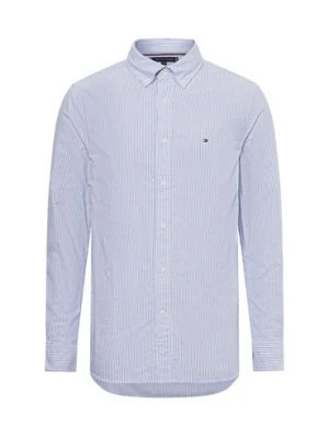 Tommy Hilfiger Koszula męska Mężczyźni Regular Fit Bawełna niebieski|biały w paski,