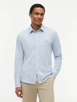 Tommy Hilfiger Koszula męska Mężczyźni Slim Fit Bawełna niebieski,