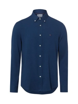 Tommy Hilfiger Koszula męska Mężczyźni Slim Fit Bawełna niebieski,