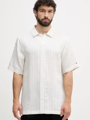 Tommy Hilfiger koszula męska z lnem