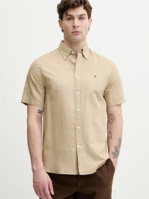 Tommy Hilfiger koszula męska z lnem