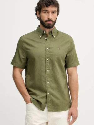 Tommy Hilfiger koszula męska z lnem
