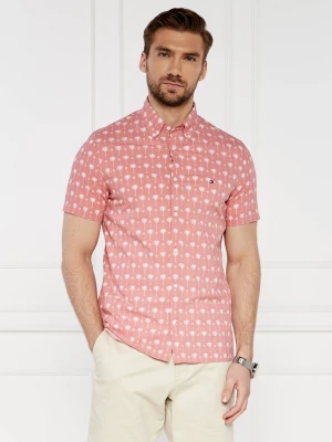 Tommy Hilfiger Koszula MINI PALM | Slim Fit | stretch