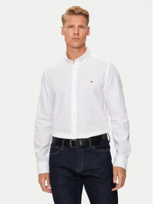 Tommy Hilfiger Koszula MW0MW34568 Biały Slim Fit