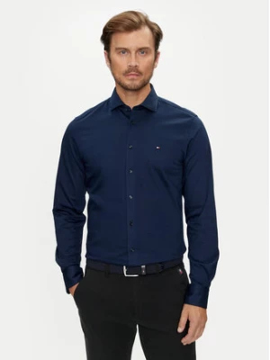 Tommy Hilfiger Koszula MW0MW35805 Granatowy Slim Fit