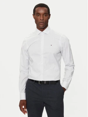 Tommy Hilfiger Koszula MW0MW36923 Biały Slim Fit