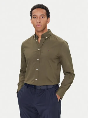 Tommy Hilfiger Koszula MW0MW37550 Khaki Regular Fit