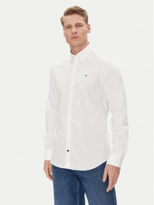 Tommy Hilfiger Koszula MW0MW38658 Biały Slim Fit