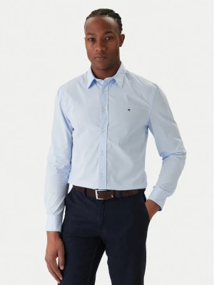 Tommy Hilfiger Koszula MW0MW40460 Błękitny Slim Fit Niebieski jasny