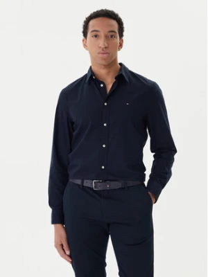 Tommy Hilfiger Koszula MW0MW40460 Granatowy Slim Fit