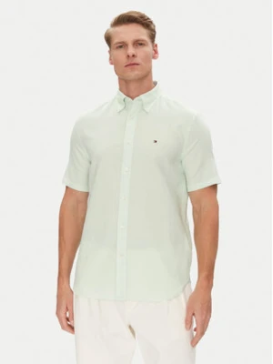 Tommy Hilfiger Koszula MW0MW40703 Zielony Regular Fit