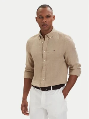 Tommy Hilfiger Koszula MW0MW41530 Beżowy ciemny Regular Fit