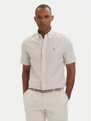 Tommy Hilfiger Koszula MW0MW42449 Beżowy jasny Regular Fit