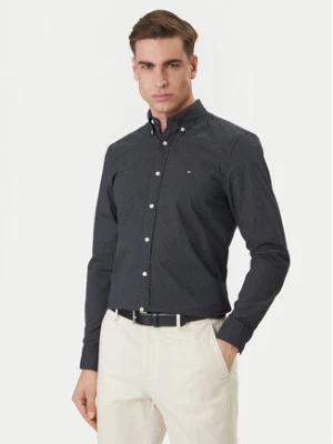 Tommy Hilfiger Koszula MW0MW42460 Granatowy Slim Fit
