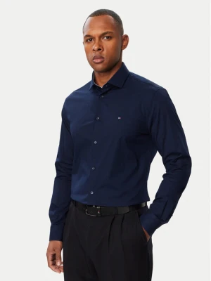 Tommy Hilfiger Koszula MW0MW44710 Granatowy Slim Fit