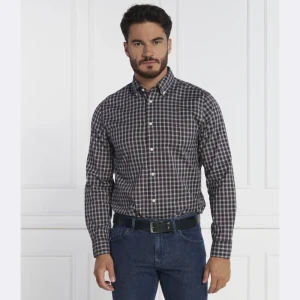 Tommy Hilfiger Koszula NAT. SOFT FLEX MINI TARTAN RF | Regular Fit