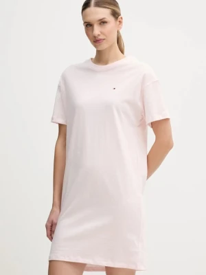 Tommy Hilfiger koszula nocna bawełniana damska kolor różowy bawełniana UW0UW05767