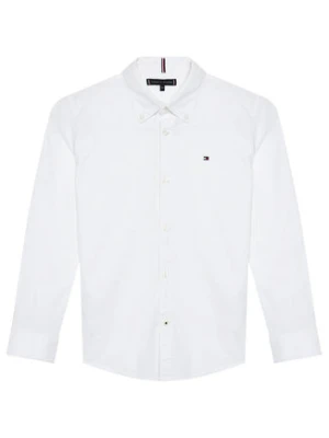 Tommy Hilfiger Koszula Oxford KB0KB06964 D Biały Regular Fit